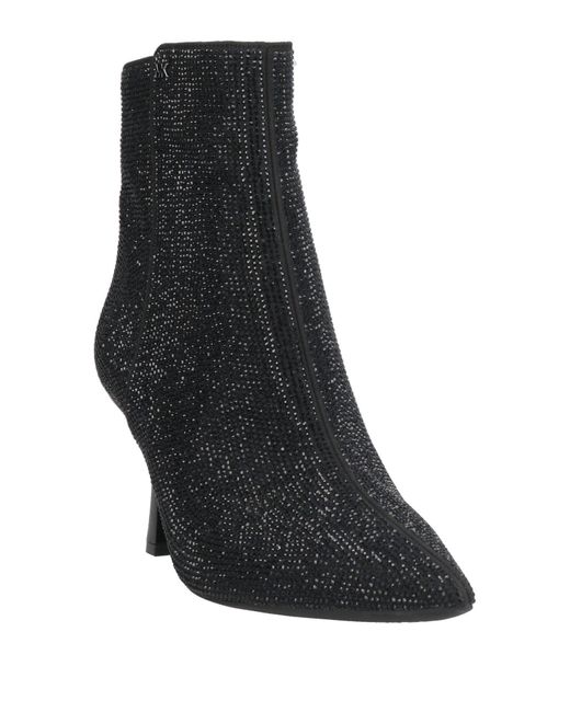 MICHAEL Michael Kors Black Ankle Boots Textile Fibers