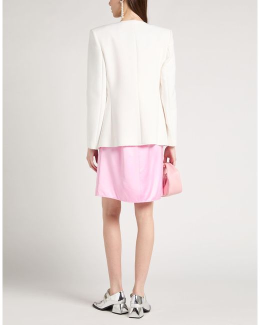 MSGM White Blazer