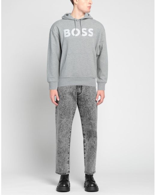 Boss Gray Sweatshirt for men