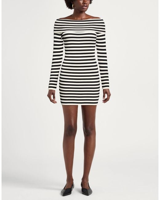 Dixie Black Mini Dress Viscose, Polyester, Polyamide