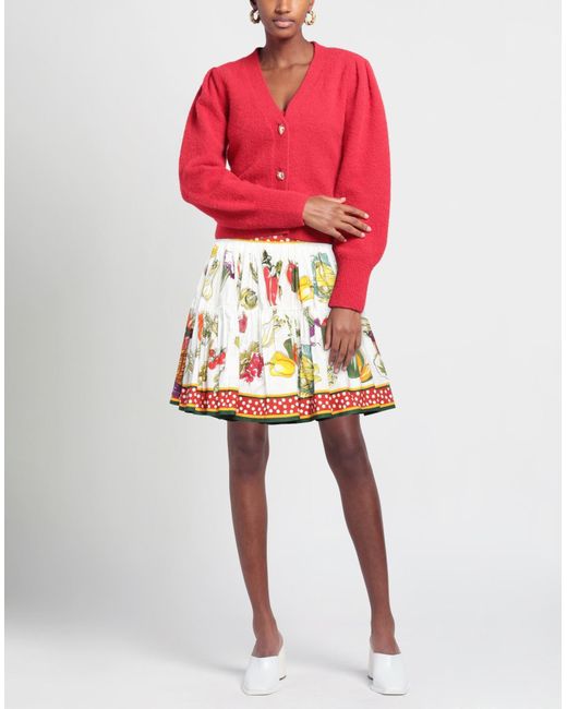 Minigonna di Dolce & Gabbana in Red