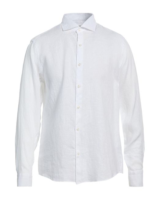 Paul & Shark White Shirt Linen for men