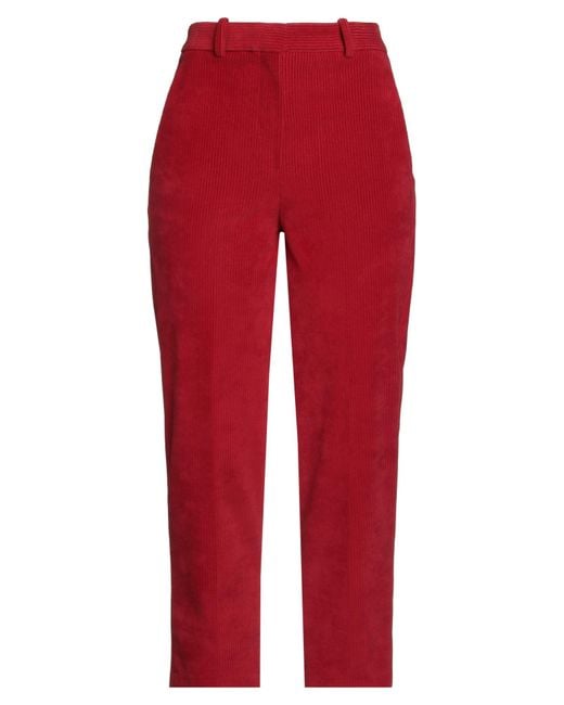 Circolo 1901 Red Pants Cotton, Polyester