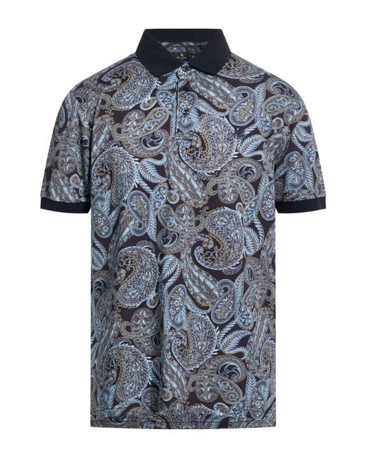 Polo Etro pour homme en coloris Blue