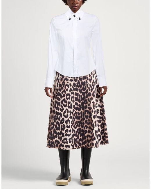 Carla G White Shirt Cotton, Polyamide, Elastane