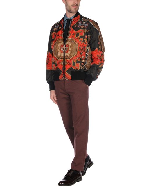 Givenchy Red Jacket Polyamide, Wool for men