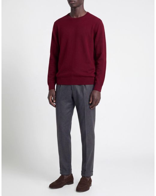 Della Ciana Red Sweater Merino Wool, Cashmere for men