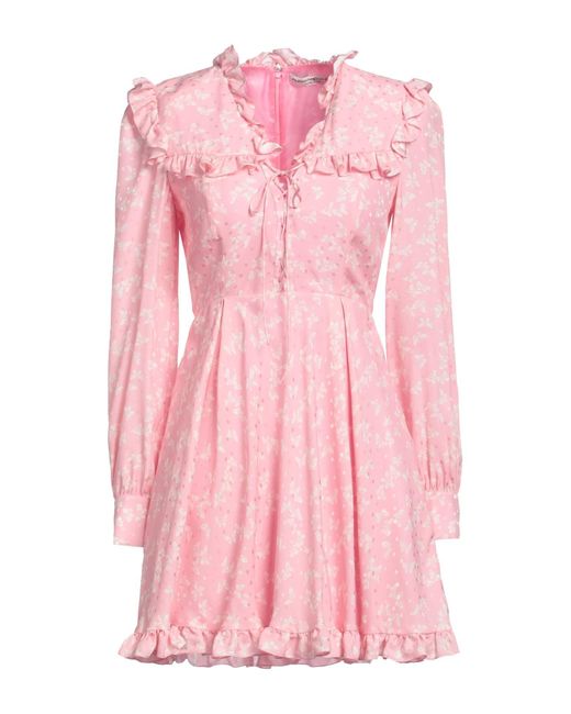 Alessandra Rich Pink Mini Dress