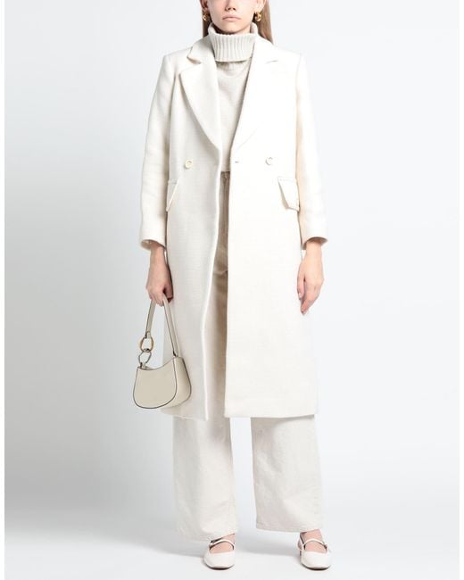 Sandro White Coat