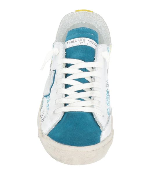 Philippe Model Blue Trainers for men