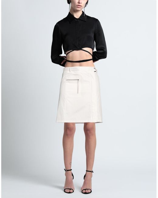 Fendi Natural Mini Skirt