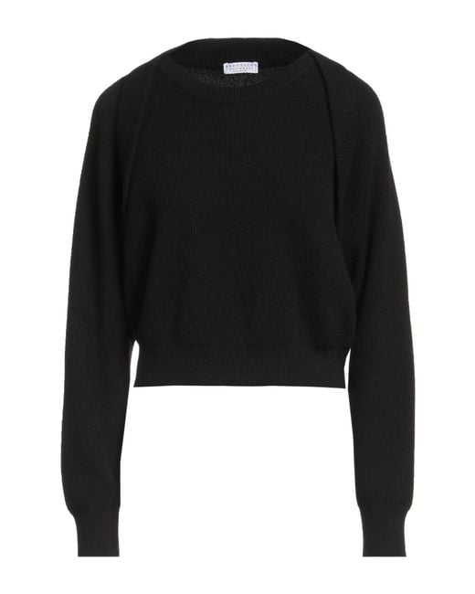 Pullover Brunello Cucinelli en coloris Black