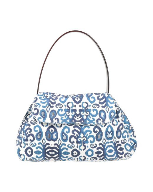 La Milanesa Blue Handbag Textile Fibers