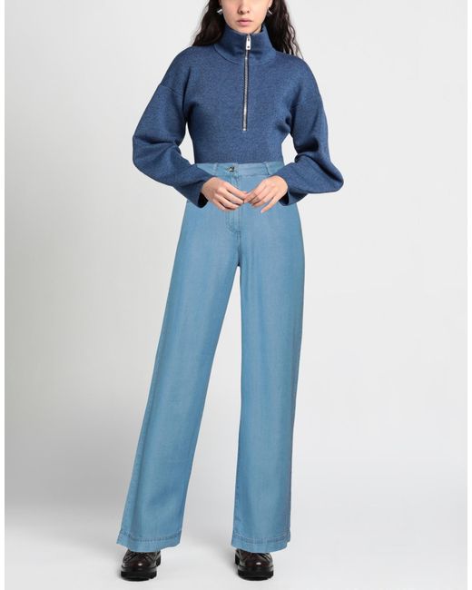 Patrizia Pepe Blue Trouser