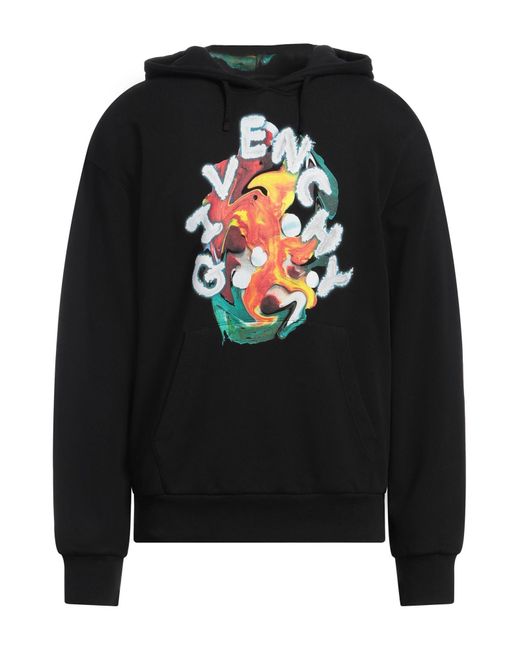 Givenchy Men's Black Sweatshirt Cotton