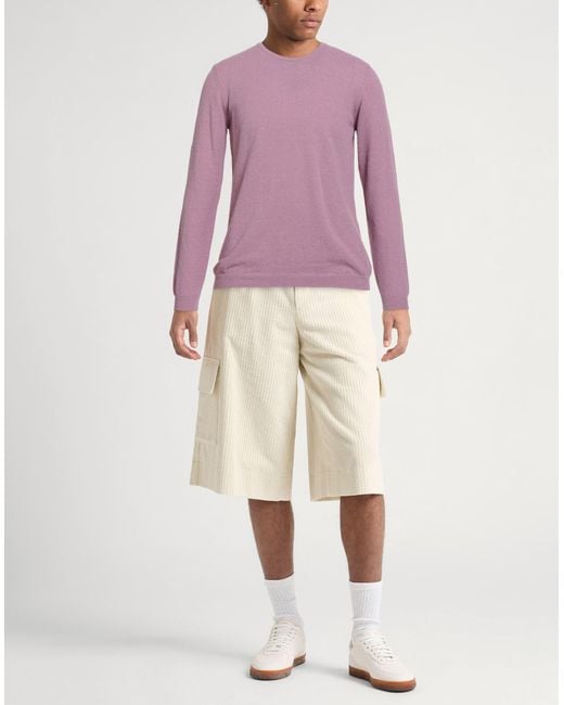 Roberto Collina Purple Jumper for men