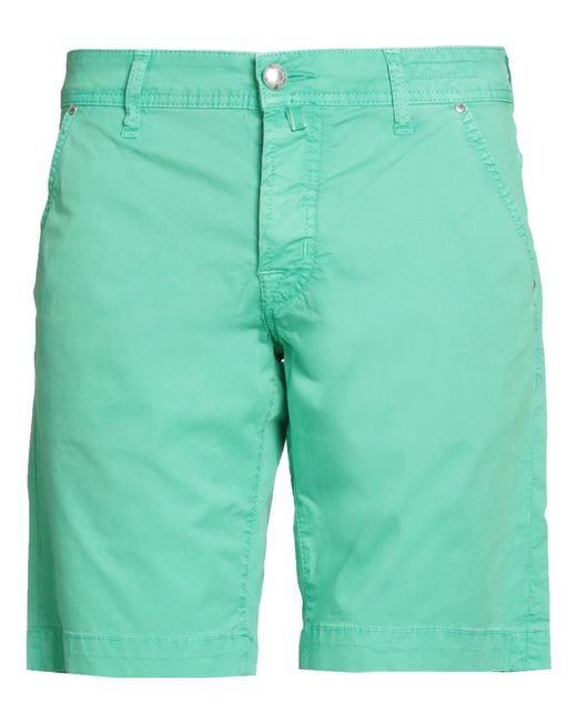 Jacob Coh?n Green Light Shorts & Bermuda Shorts Cotton, Elastane for men