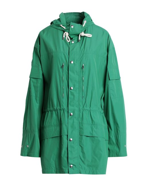 Plan C Green Overcoat & Trench Coat