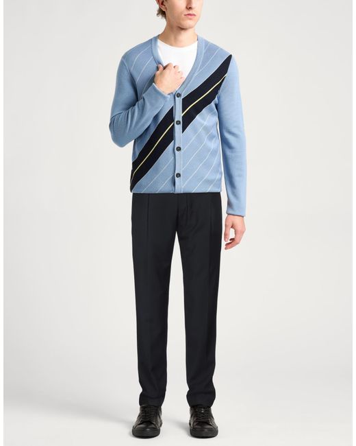 Lardini Blue Pants Wool for men