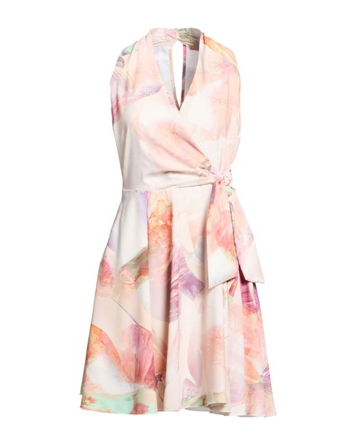 Rinascimento Pink Mini Dress Polyester