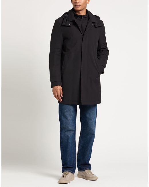 Fay Black Coat for men
