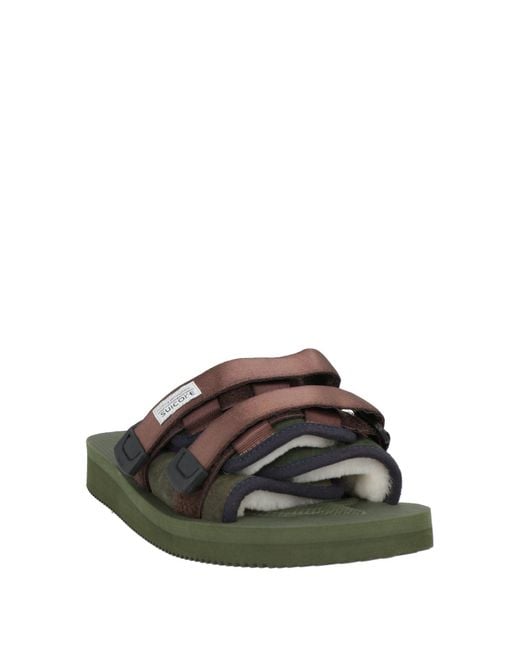 Suicoke Green Sandals for men