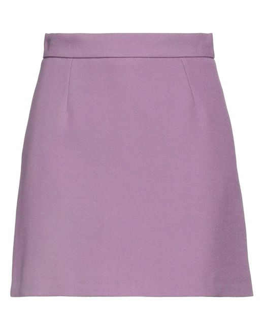 Paul & Joe Purple Mini Skirt