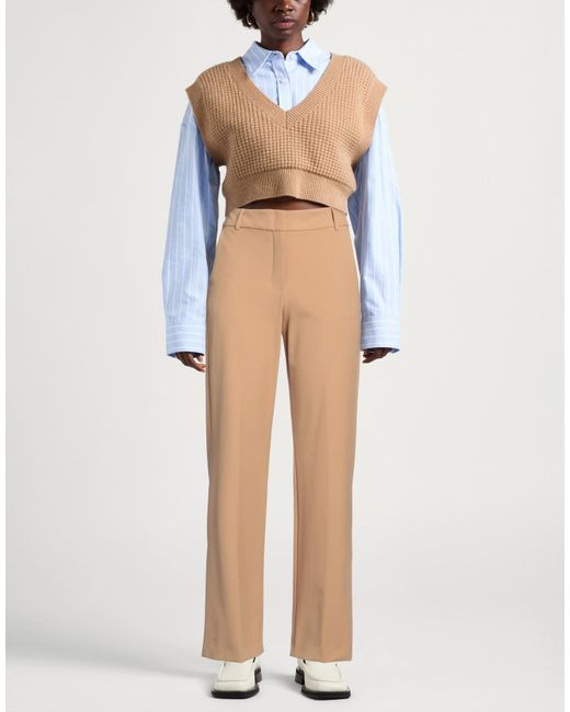 Pennyblack Natural Sand Pants Polyester, Viscose, Elastane