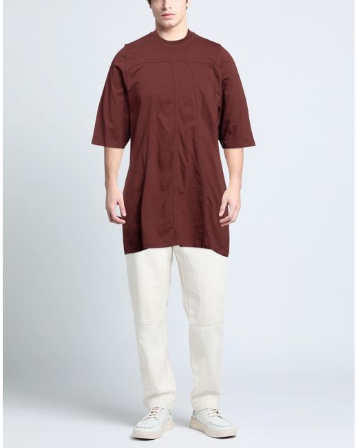 Rick Owens Red T-shirt for men