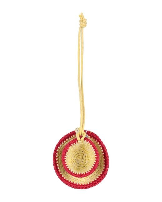 J.W. Anderson Pink Bag Accessories & Charms