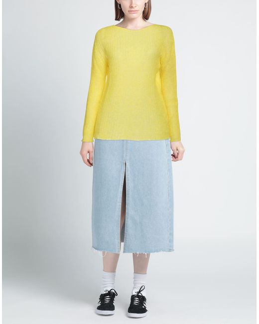 Pullover Pink Memories de color Yellow