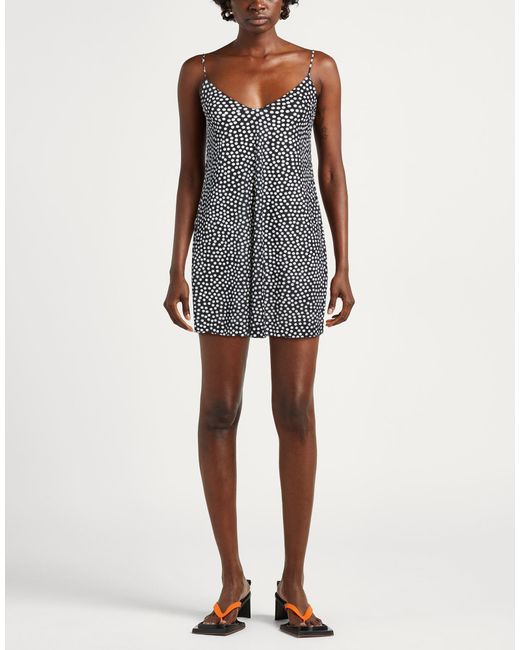 Fisico Black Mini Dress Polyamide, Elastane