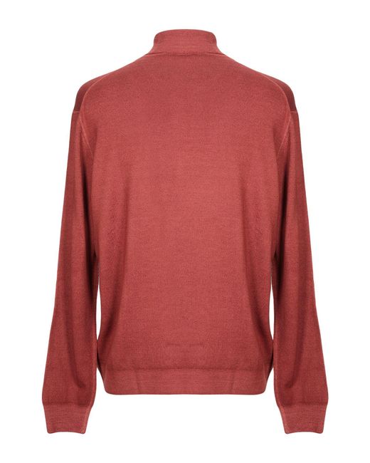 Gran Sasso Red Turtleneck for men