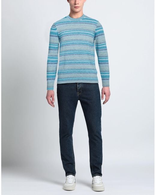 M.Q.J. Blue Sweater Cotton, Polyester for men
