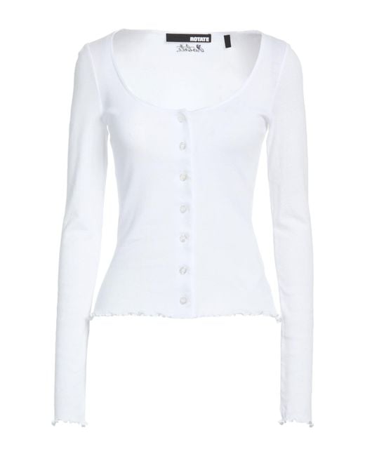 ROTATE BIRGER CHRISTENSEN White Shirt Organic Cotton