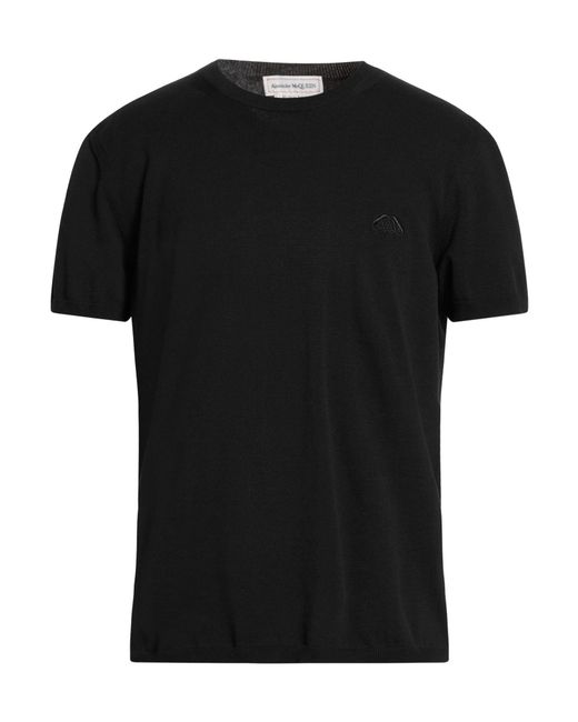 McQueen Black Sweaters for men