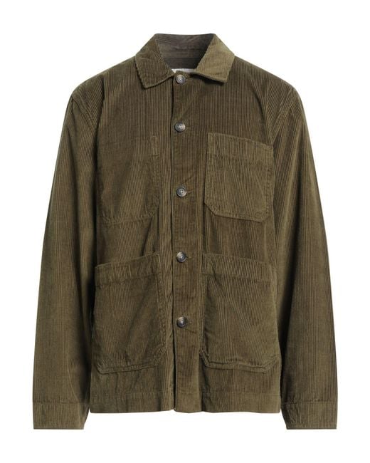 Gant Green Military Jacket Cotton for men