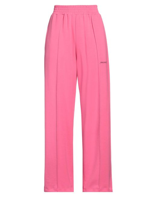 hinnominate Pink Fuchsia Pants Polyester, Modal, Elastane