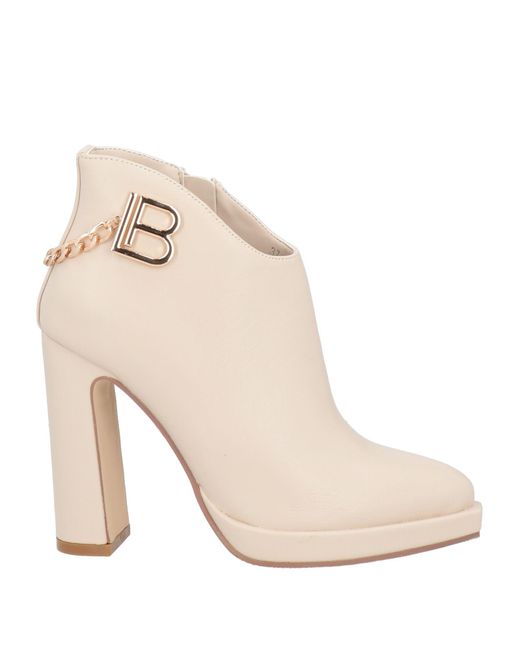 Laura Biagiotti Natural Ankle Boots