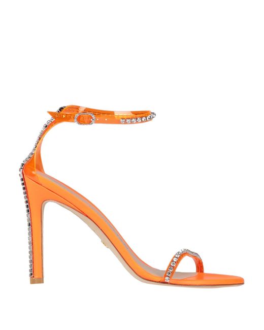 Stuart Weitzman Orange Sandals