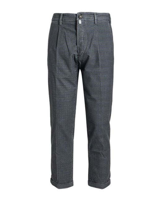 Jacob Cohen Gray Pants Cotton, Elastane for men