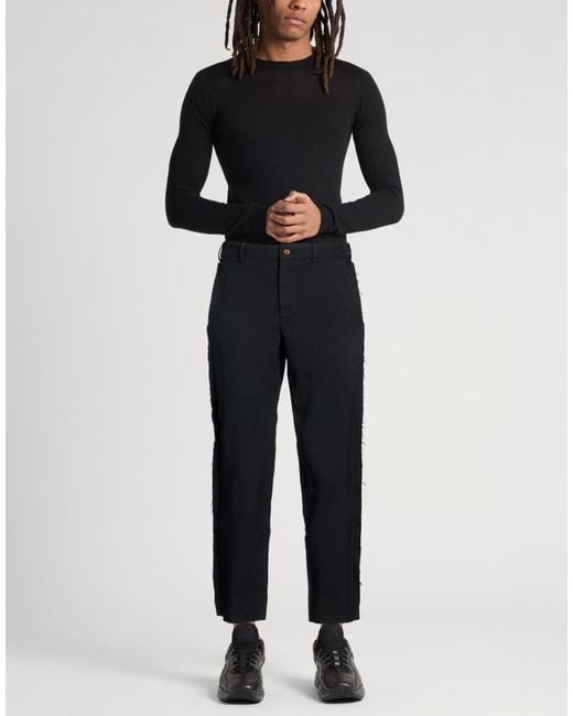 Comme des Garçons Blue Pants Polyester for men