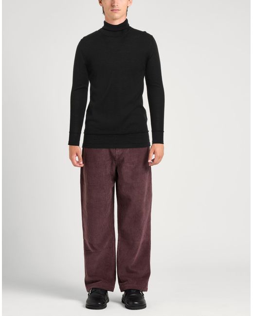 Messagerie Black Patrizio Piscaglia Turtleneck Wool, Acrylic for men