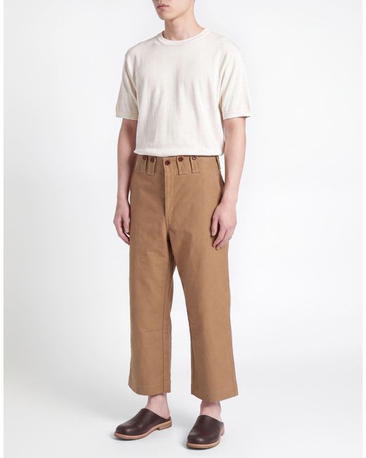 Junya Watanabe Natural Camel Pants Cotton for men