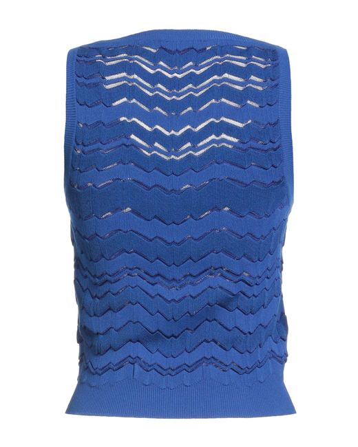 Missoni Blue Sweater Viscose, Wool, Polyester