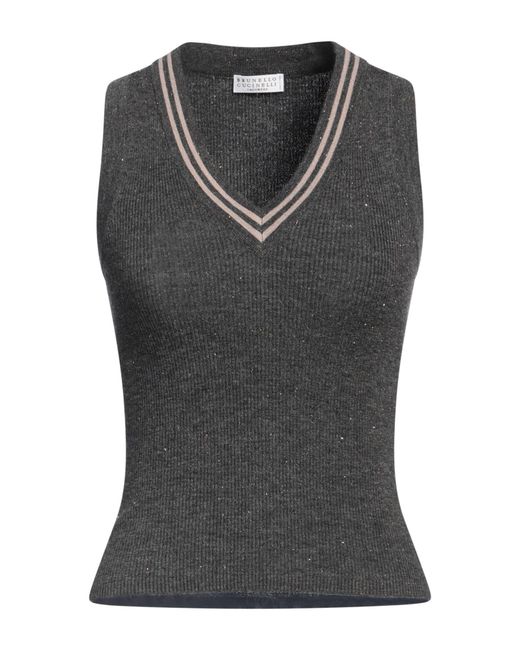 Pullover Brunello Cucinelli en coloris Gray
