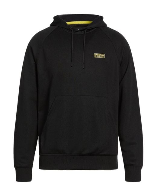 Barbour Black International Sweatshirt Polyester, Cotton for men