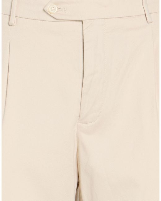 Boggi White Pants Cotton, Lyocell, Elastane for men