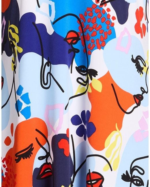 Joseph Ribkoff Blue Mini Dress Polyester, Elastane