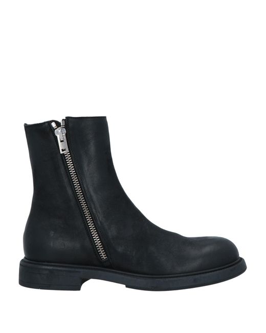 Mattia Capezzani Black Ankle Boots for men